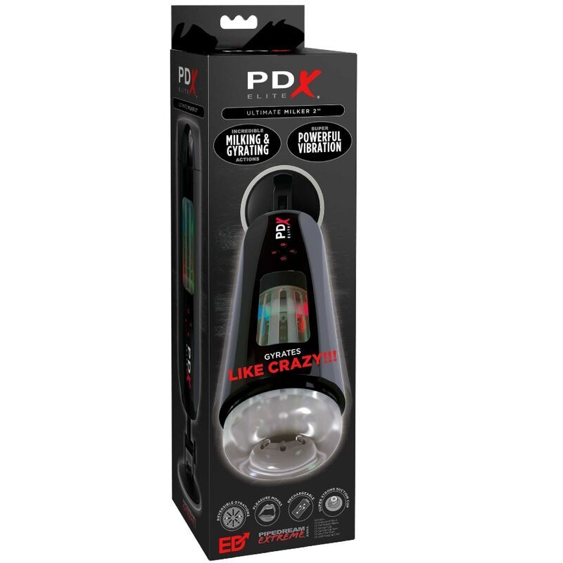 PDX – Ultimate Milker 2 Masturbateur Rotatif et Vibrant